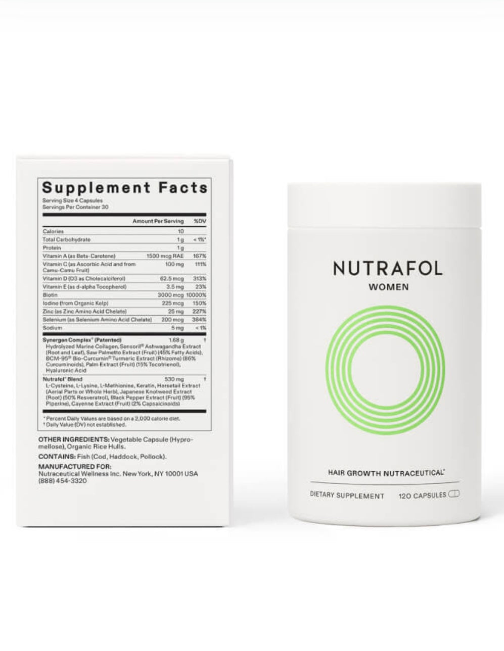 Nutrafol Women’s Hair Growth Supplement 3 Month Supply