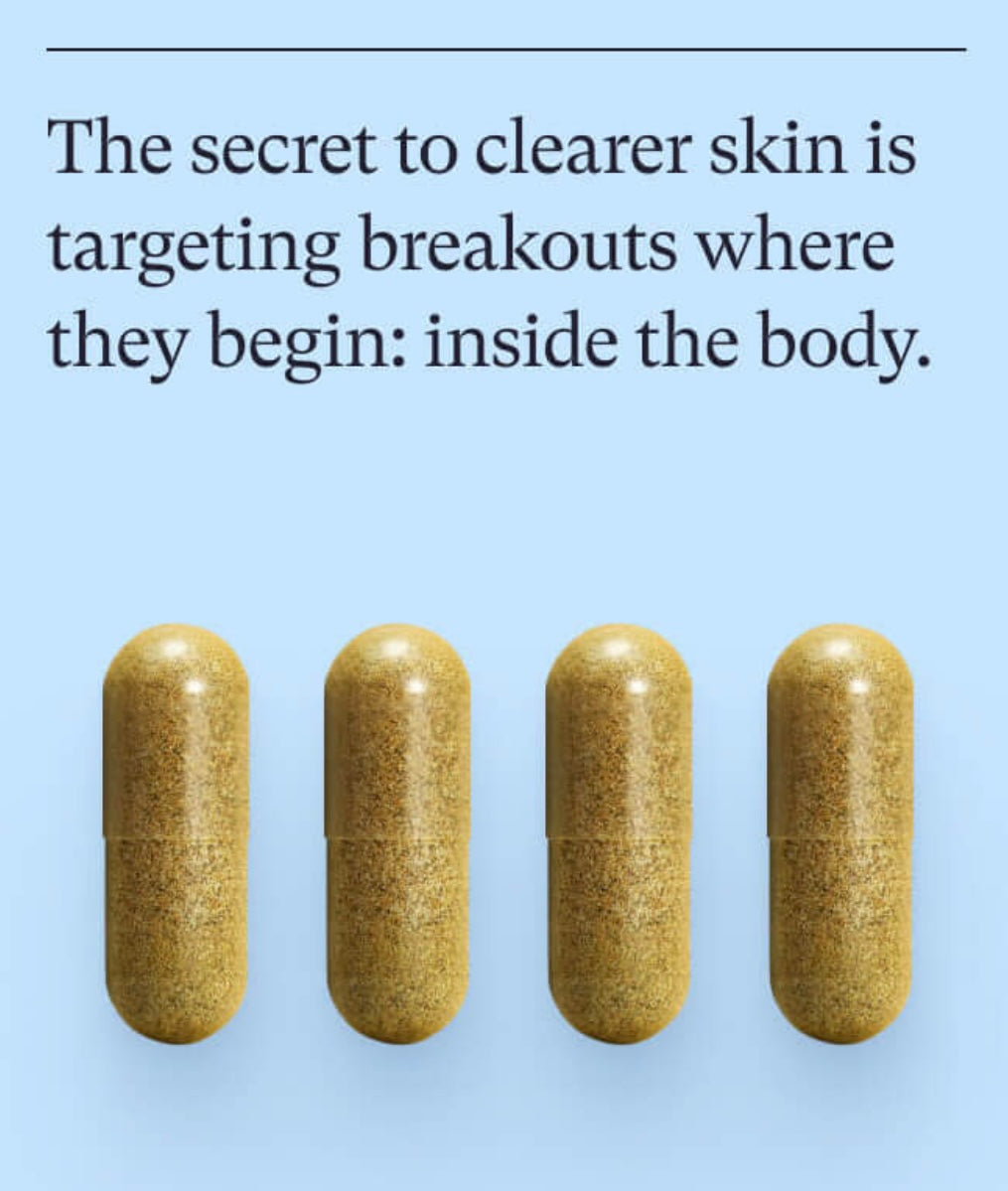Nutrafol Clear Skin Nutraceutical - 1 Month Supply