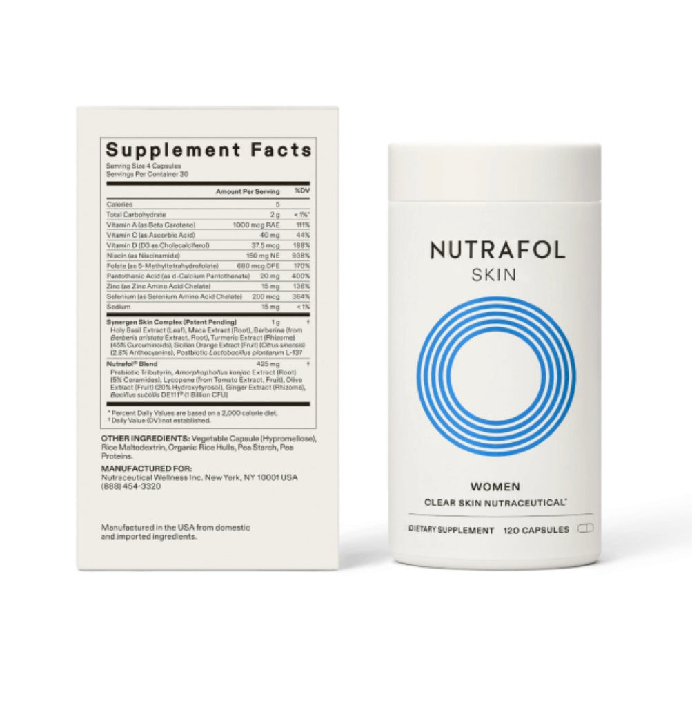 Nutrafol Clear Skin Nutraceutical - 3 Month Supply