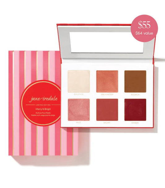 Jane Iredale Merry & Bright Multiuse Face Palette